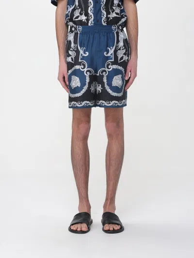VERSACE VERSACE SHORTS MEN COLOR BLUE