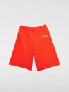 Versace 90s Vintage Logo Bermuda Shorts In Red