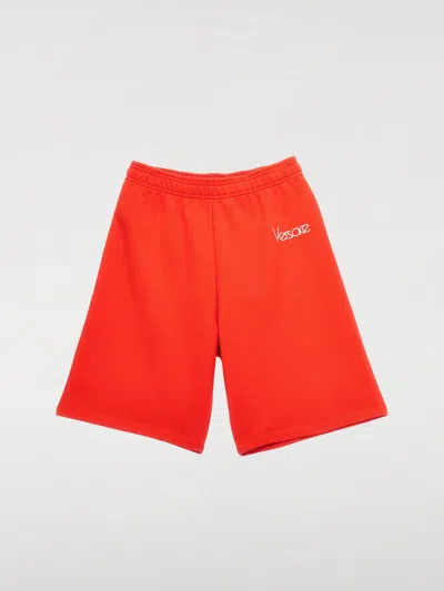 VERSACE SHORTS VERSACE KIDS COLOR RED,G60533014