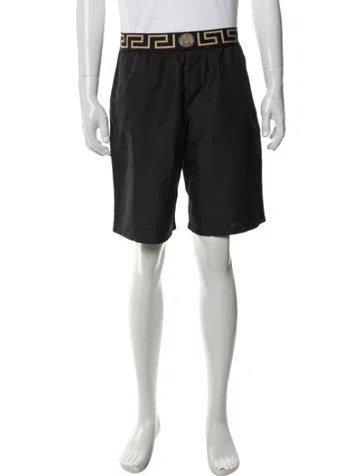 Pre-owned Versace Shorts W/ Tags In Black