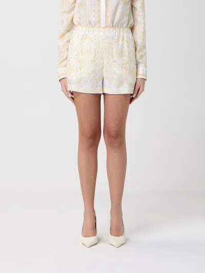 Versace Shorts Woman  In White