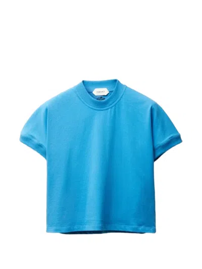 Versace Short-sleeve Top In Blue