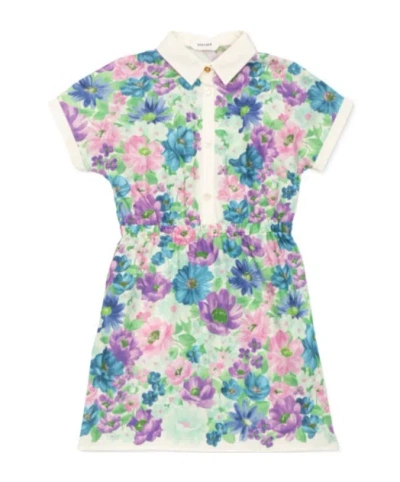 Versace Babies' Short-sleeved Dress In Multi