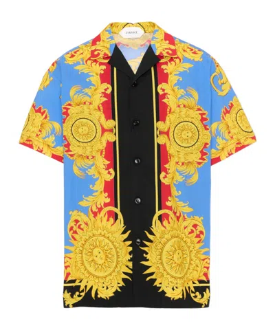 Versace Short-sleeved Shirt In Multi