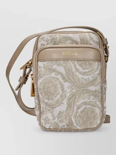 Versace Shoulder Bag In Brown