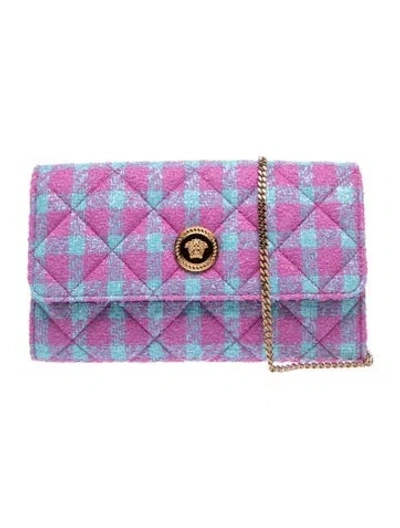 Pre-owned Versace Shoulder Bag In Purple