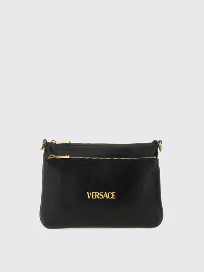 Versace Shoulder Bag  Men Color Black
