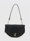 Versace Virtus Small Shoulder Bag In Black