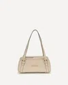 Versace Cream Lamb Ovis Aries Aries Shoulder Bag In Neutral