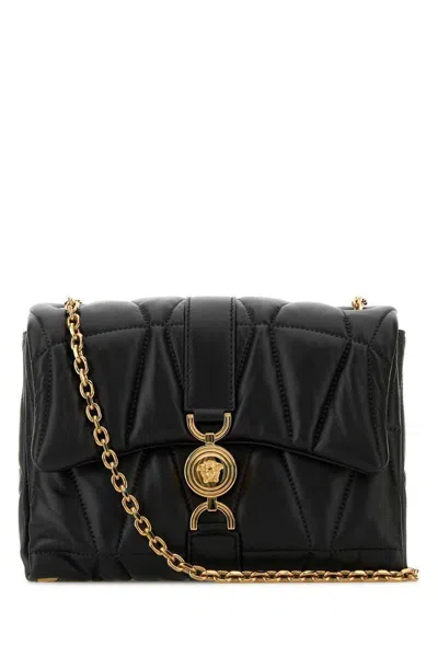 Versace Shoulder Bags In Black