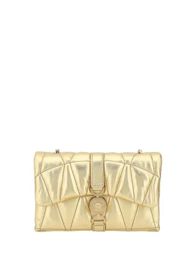 Versace Shoulder Bags In Gold