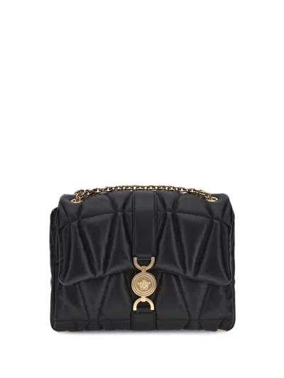 Versace Shoulder Bags In Black