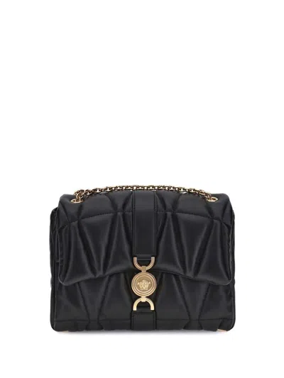 Versace Shoulder Bags In Black