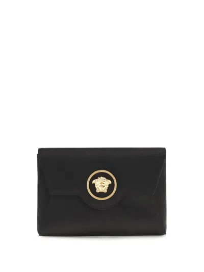 Versace Shoulder Bags In Black