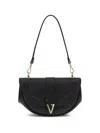 Versace Virtus Small Shoulder Bag In Black