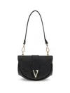 Versace Virtus Small Shoulder Bag In Black