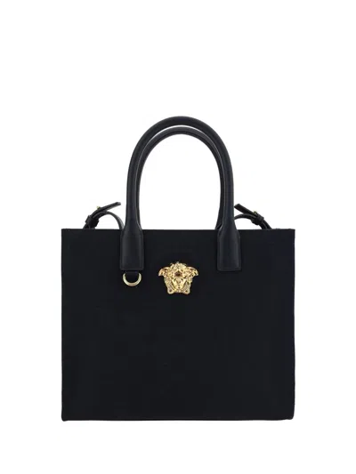 Versace Shoulder Bags In Black