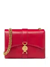 Versace Medusa 95 Kleio Leather Shoulder Bag In Red