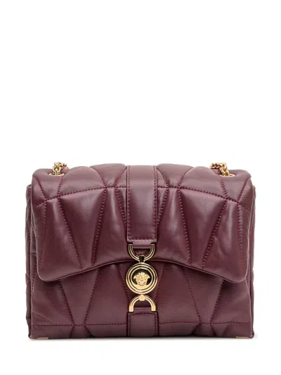 Versace Shoulder Lamb Leather In Red
