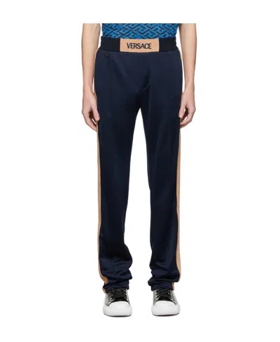 VERSACE SIDE-STRIPE TRACK PANTS