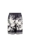 Versace Man Bermuda Shorts Man Black Bermuda Shorts
