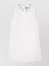Versace Silk Blend Bead Embellishment Dress In White