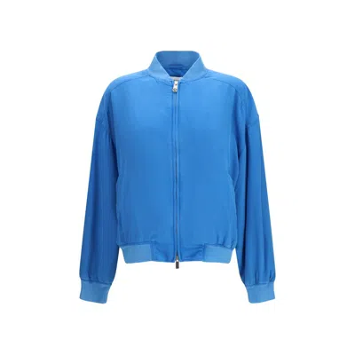 VERSACE VERSACE SILK BOMBER JACKET