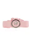 Versace Silk Hair Scrunchie In Pink
