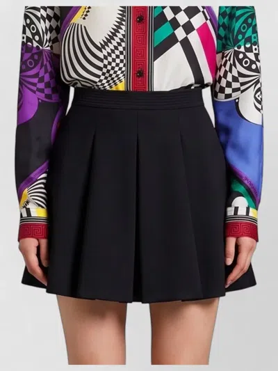 Versace Silk Printed Long-sleeve Shirt In Multi