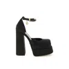 Versace Silk Satin Platform Pumps Women