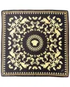 Versace Silk Scarf In Black