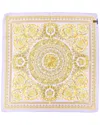 Versace Barocco Print Silk Scarf In Multi