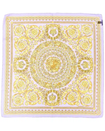 Versace Silk Scarf In Multi