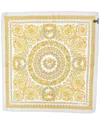 Versace Barocco Print Silk Scarf In Multi