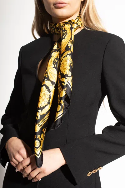 Versace Silk Scarf In Multicolour