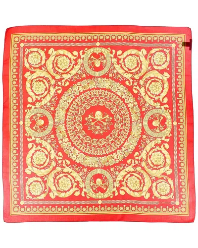 Versace Silk Scarf In Multi