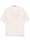 Versace Treasure-print Shirt In Pink