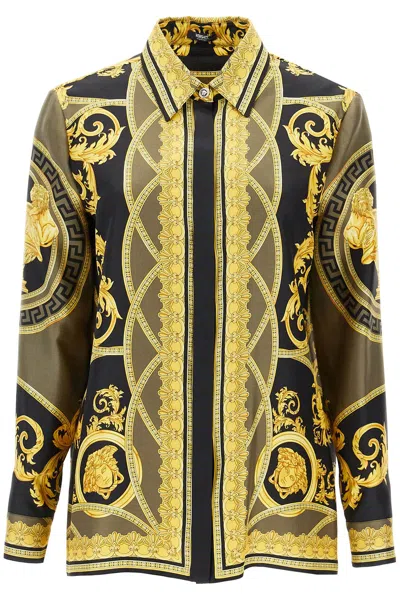 VERSACE VERSACE SILK SHIRT 'THE CUT OF THE GODS