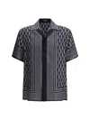 Versace Pattern-printed Short-sleeved Shirt In Multi