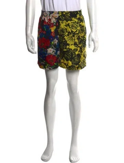 Pre-owned Versace Silk Shorts In Multi