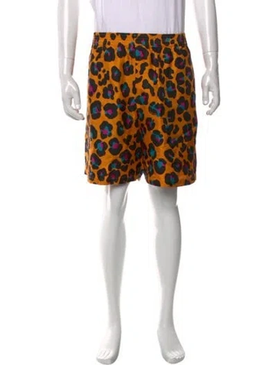 Pre-owned Versace Silk Shorts In Pink