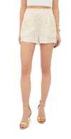 Versace Pattern-printed Elasticated-waistband Shorts In Neutral