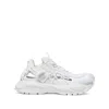 Versace Panelled White Sneakers With Cut-out Detailing In White