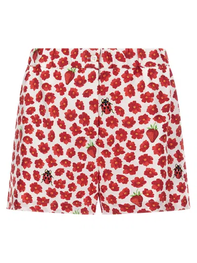 VERSACE VERSACE SILK TWILL PAJAMA-STYLE SHORTS