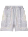 Versace La Coupe Des Dieux Shorts In Neutrals