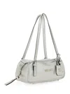 Versace Rectangular Silver Double Handle Shoulder Bag