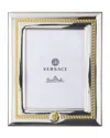 Versace Silver & Gold Frame, 6" X 7.75" In Silver Gold