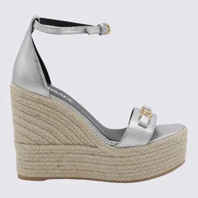 Versace Silver Espadrillas