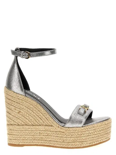 Versace Silver Espadrillas