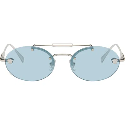 Versace Silver Medusa Sunglasses
